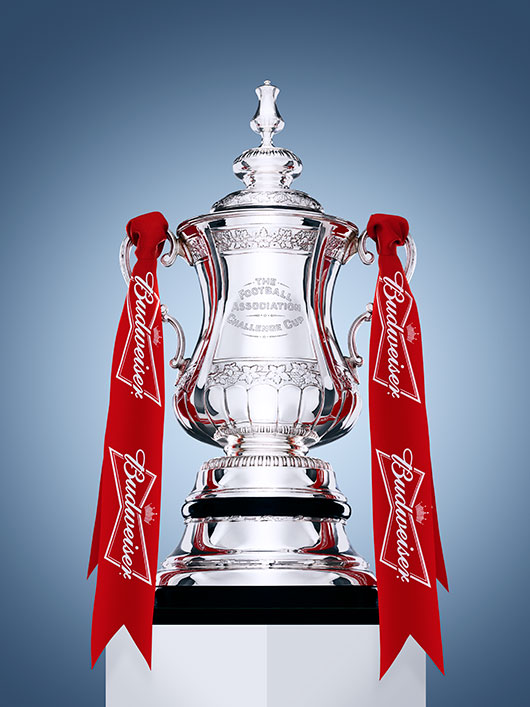 Retouching of FA Cup by photographic retoucher John Deaville